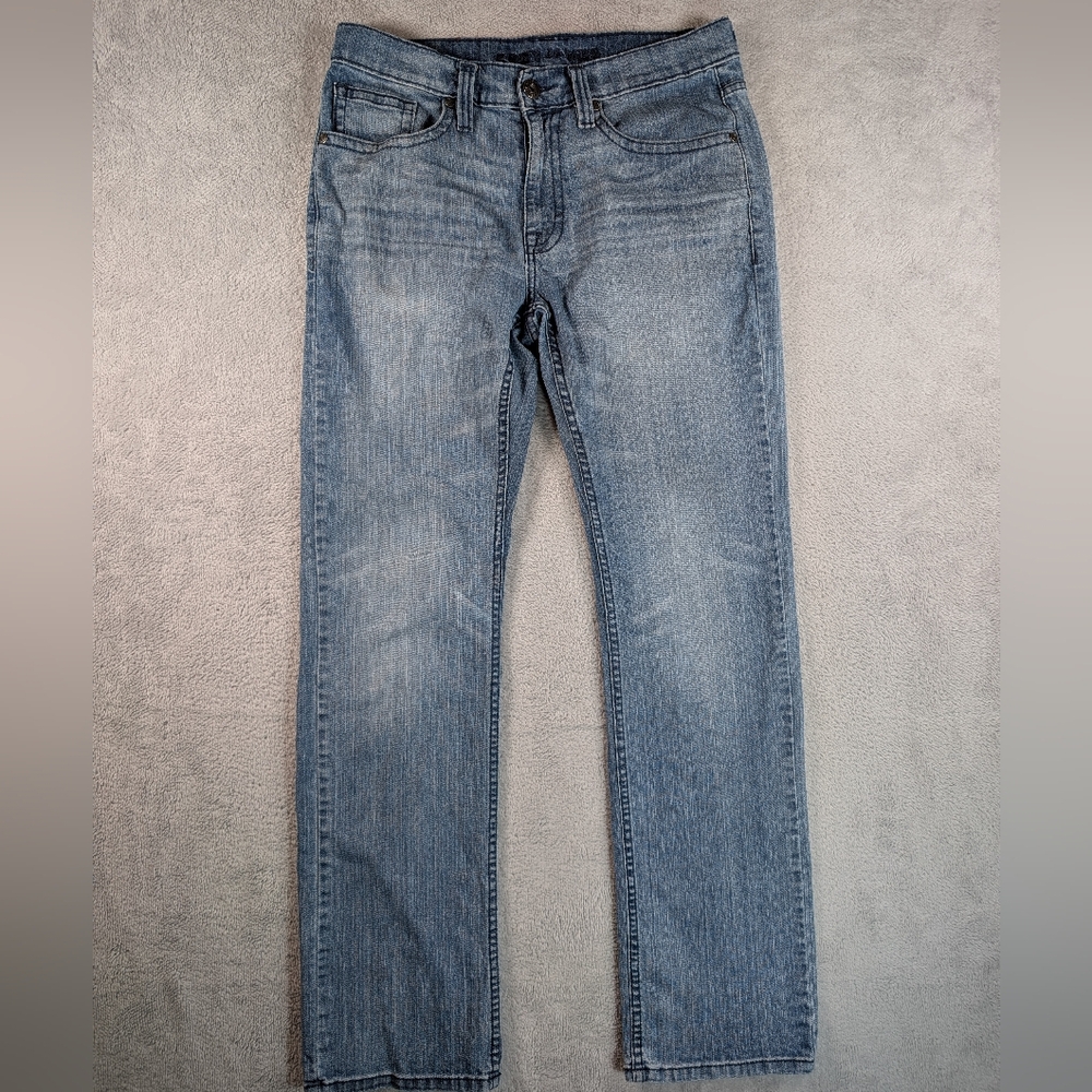 Cody James Jeans Mens 32x34 Straight Leg Light Wash Western Denim - Picture 2 of 12